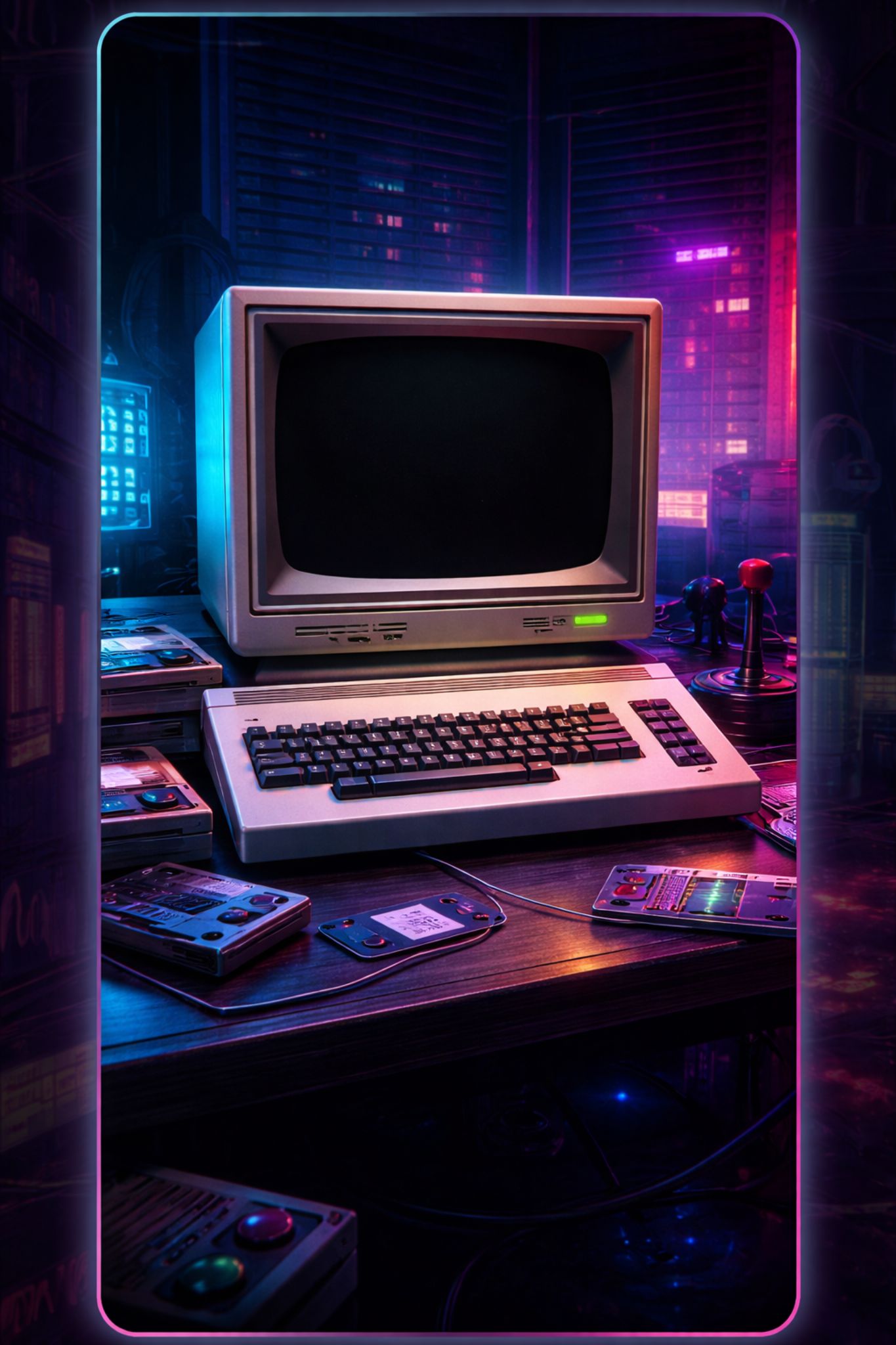 Commodore 64 computer artwork (screen off)